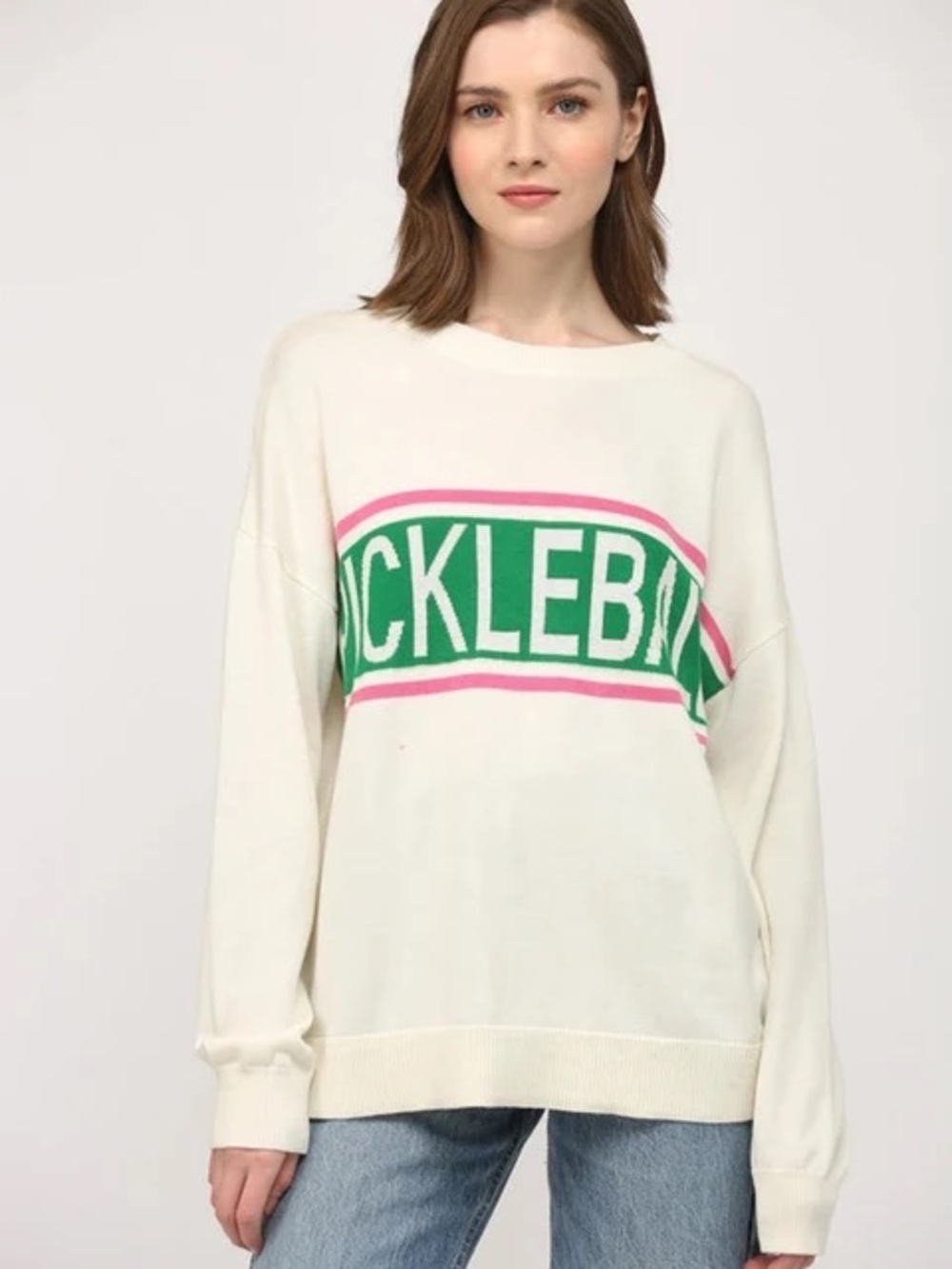FATE Pickleball Crew Neck Sweater Size Medium NWT